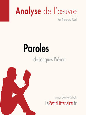 cover image of Paroles de Jacques Prévert (Fiche de lecture)